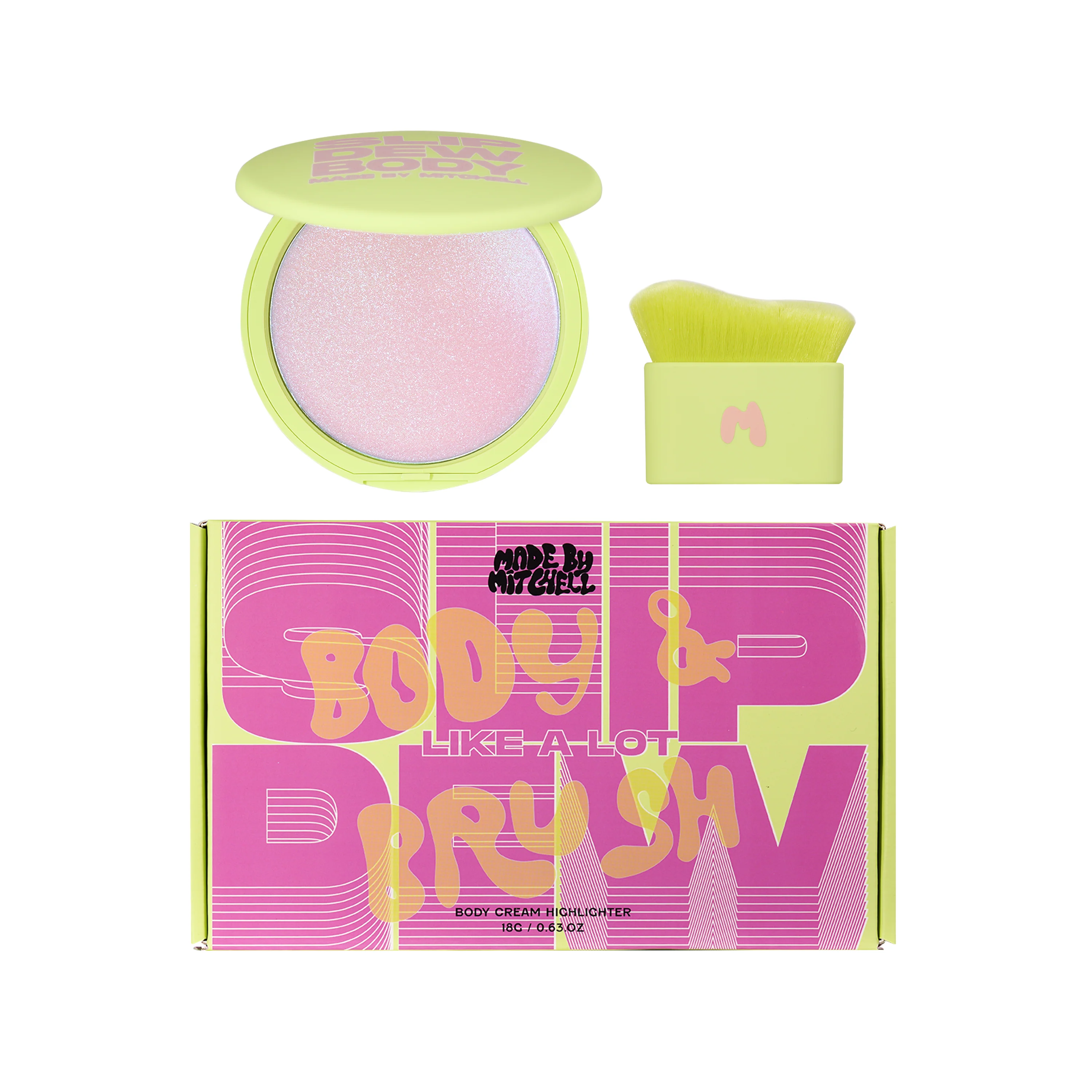 Slip Dew Body Cream Highlighter With Free Body Brush - Image 8